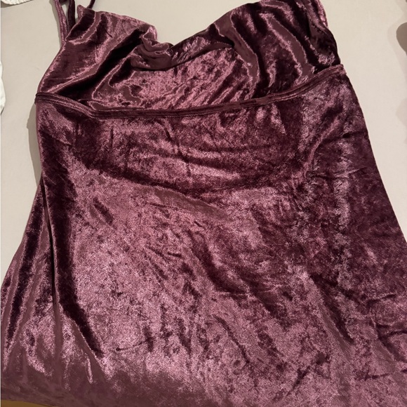 Free People Rich Purple Satin Camisole - Picture 3 of 3